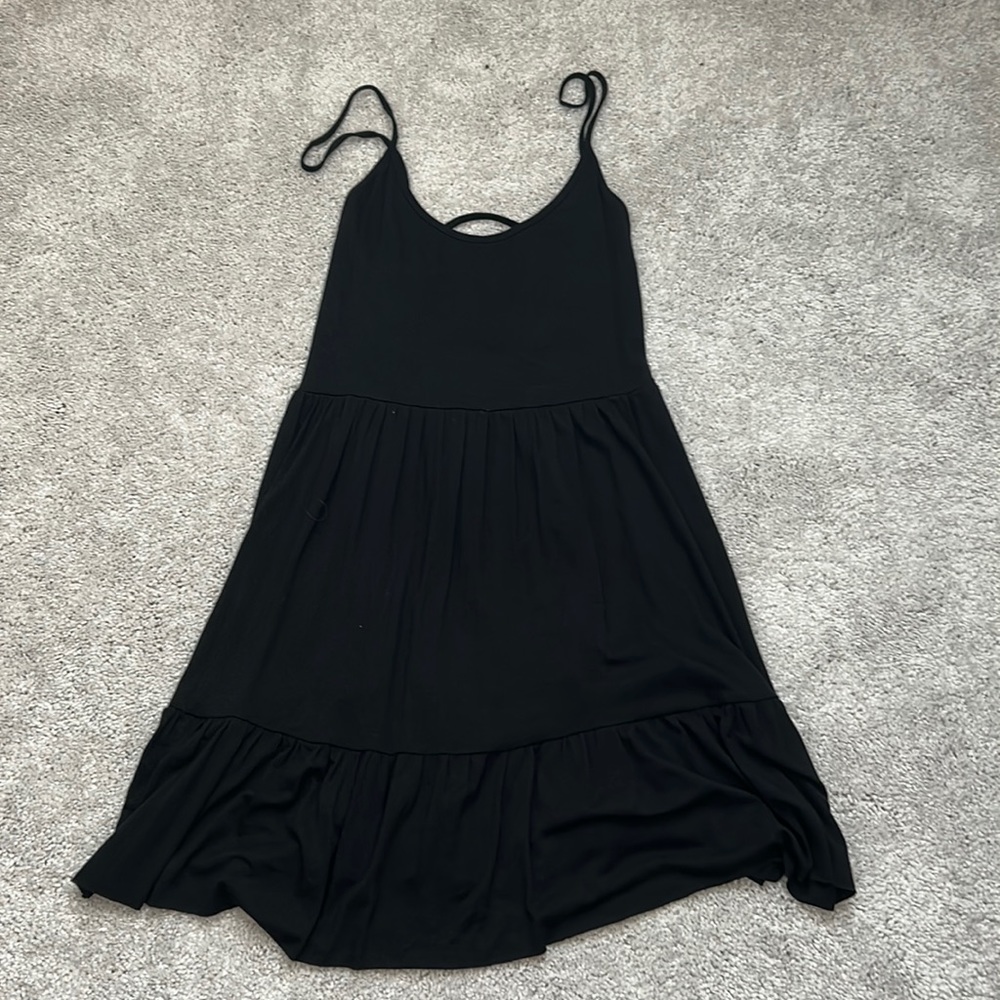 Black Skater Dress - S
